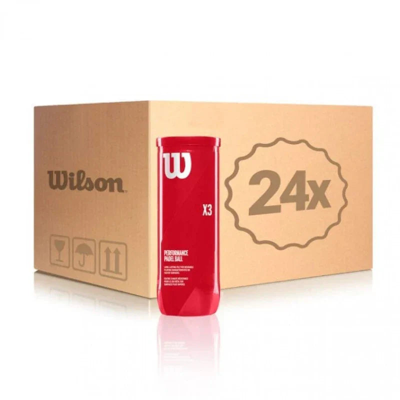 Cajón De Bolas Wilson Padel X3 (Pack 24)