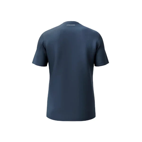 Camiseta Head Club 25 Azul Marino 2025