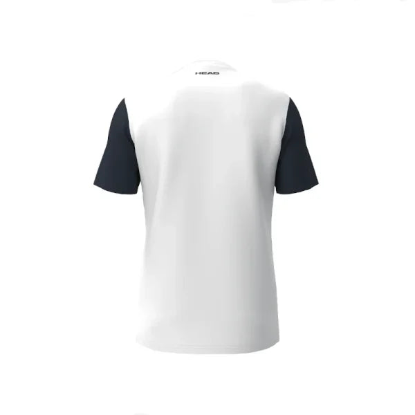 Camiseta Head Club 25 Azul Marino/Blanca 2025