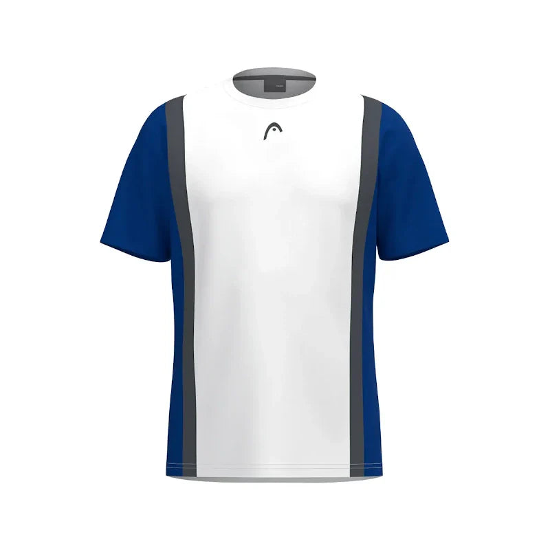 Camiseta Head Club 25 Azul Royal/Blanca 2025