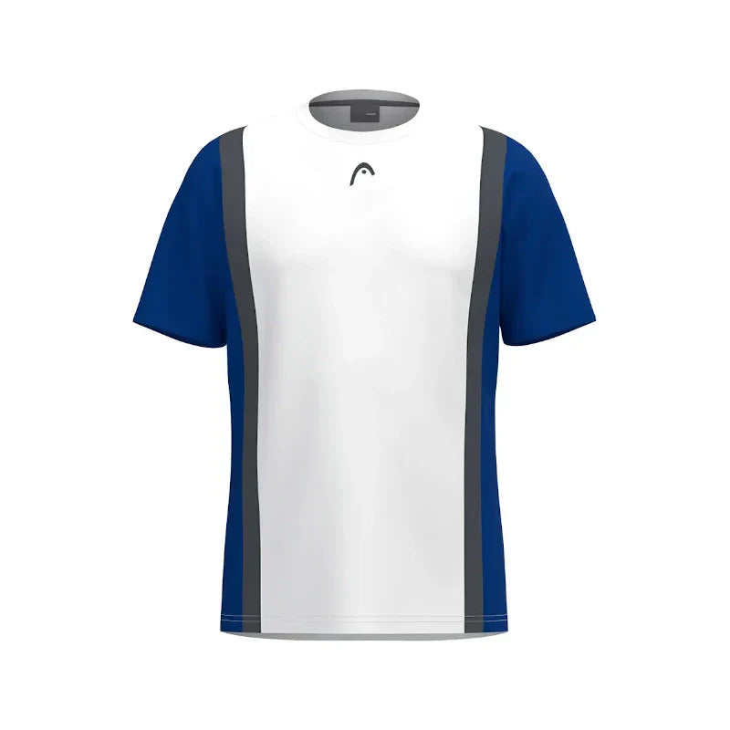 Camiseta Head Club 25 Azul Royal/Blanca 2025