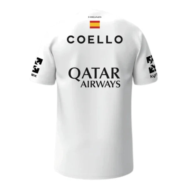 Camiseta Head Arturo Coello Sponsor Blanca