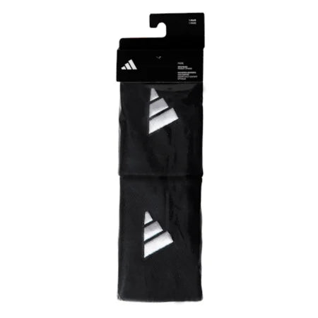 Muñequeras Adidas Negro/Blanco