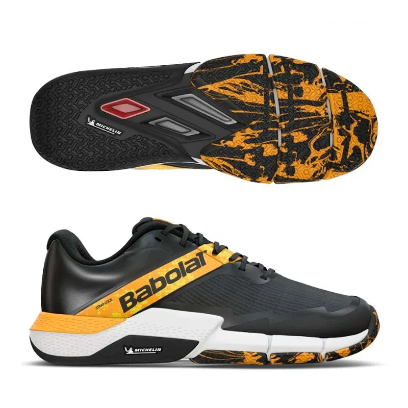 Zapatillas Babolat Movea 2 Black/Saffron 2025