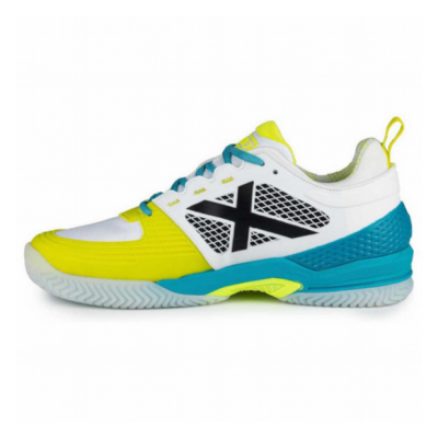 Zapatilla Munich Atomik 34 Blanco/Azul/Amarillo