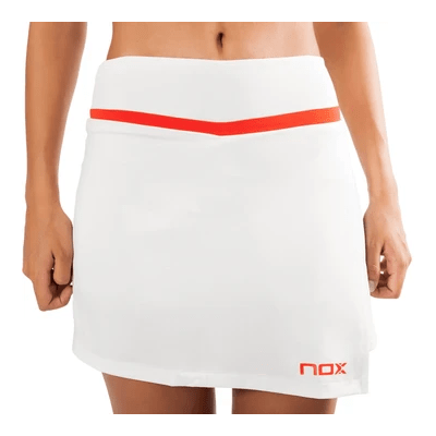 Falda Nox Team Blanco Mujer