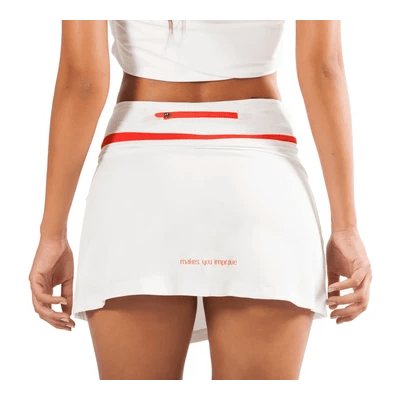 Falda Nox Team Blanco Mujer