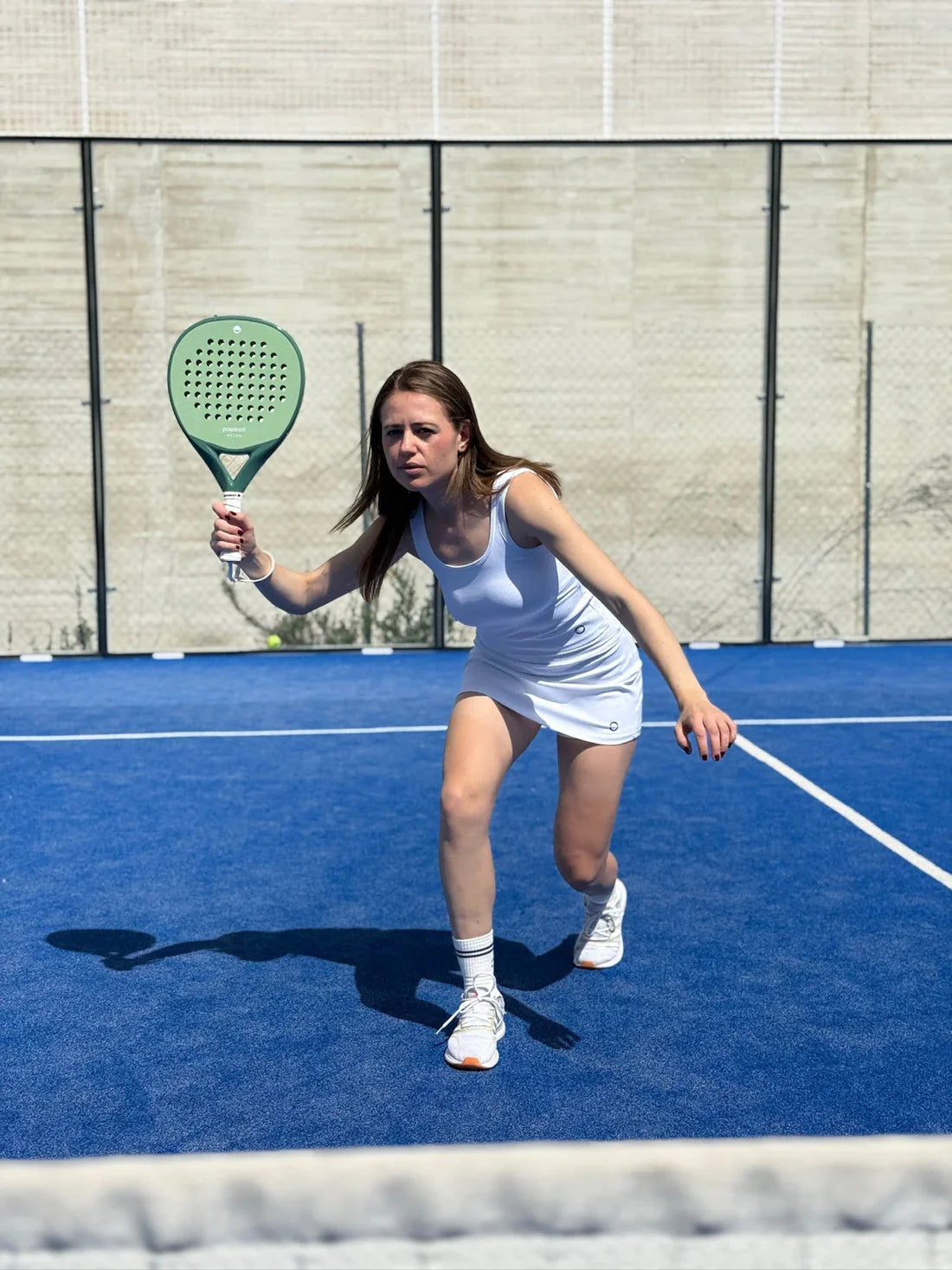 Falda Canalé blanco - Monbe